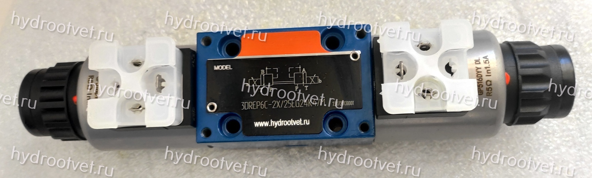 3DREP6A-2X/16EG24K4/M - Пропорциональный редукционный клапан Ду 6 трехлинейный (пилот) без усилителя , давление регулировки до 16 бар, схема A