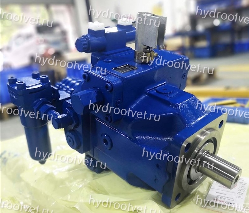 A4VSG355HD1D/30R-PPB10N009N - Насос аксиально-поршневой регулируемый реверсивный с наклонной шайбой, рабочий объем 355 см3, HD1D = с гидроуправлением по давлению, номинальное давление 350 бар