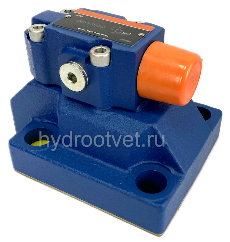 DB30-2-5X/100 - Предохранительный клапан Ду32 с давлением настройки до 100 бар, управление - X и Y - внутренние