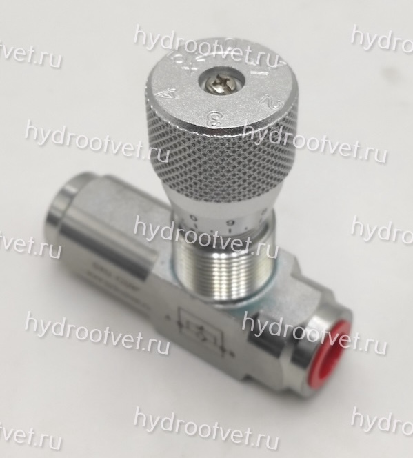STU-G3/8-1111-1 - Дроссель трубного монтажа c рукояткой, G3/8, с обратным клапаном