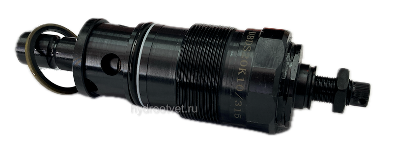 DBDS20K1X/25 - Предохранительный клапан прямого управления Ду20, давление регулировки до 25 бар, тип монтажа - встраиваемый, элемент регулировки S = винт