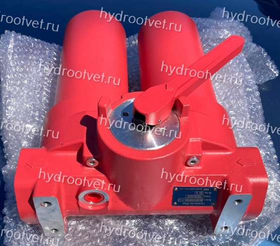 WKDFDKBN/HC60QLC5D1.X/-L24 - Напорный фильтр гидравлический сдвоенный модели DFDK тонкость фильтрации 5 мкм, типоразмер 60, вид присоединения: резьба G3/4, материал корпуса - чугун, рабочее давление до 315 бар, визуально-электрический (лампа с напряжением