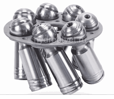 A7VO250 RING PISTON SET(ONE SET=7PCS) - Набор поршней 32x103,5 мм с кольцами (в одном наборе 7 шт.) для насоса Рексрот A7VO250