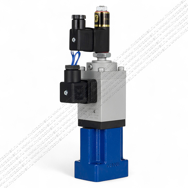 2FRE6B-2X/16QK4RV - Пропорциональный регулятор расхода Ду6 без доп. канала (стандарт), номинальный расход 16 л/мин, характеристика прогрессивная, обратный клапан - нет