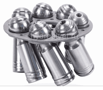 A2F80 RING PISTON SHOE SET(ONE SET=7PCS) - Набор поршней с подпятниками (в одном наборе 7 шт.)