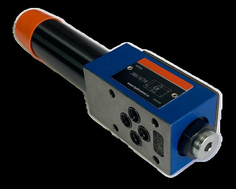 ZDR6DA2-4X/75Y - Редукционный клапан Ду 6 трехлинейный модульного монтажа с давлением регулировки до 75 бар, регулирует в канале A, обратный клапан - есть