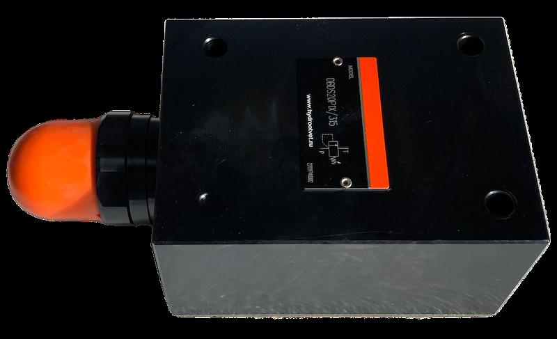 DBDS10P1X/25 - Предохранительный клапан прямого управления Ду10, давление регулировки до 25 бар, тип монтажа - на плиту, элемент регулировки S = винт