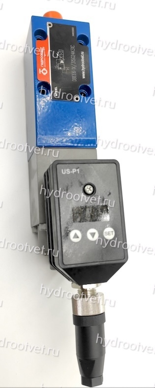 DBEE6-1X/315G24K31C - Пропорциональный предохранительный клапан Ду6 (расход до 15 л/мин), давление регулировки до 315 бар, встроенные усилитель = есть, монтаж - на плиту