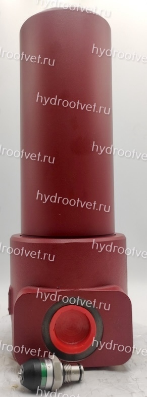 WKDFBN/HC60G10B1.1 - Напорный фильтр гидравлический одинарный модели DF тонкость фильтрации 10 мкм, типоразмер 60, вид присоединения: резьба G1/2, материал корпуса - чугун, рабочее давление до 420 бар, визуальный индикатор загрязнения