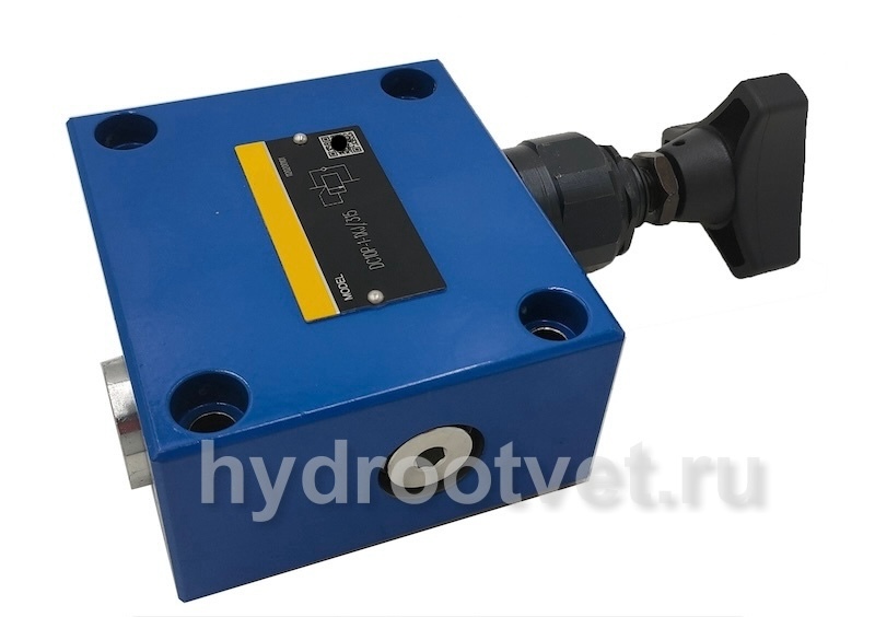 DC10G1-1X/315 - Подпорно-тормозной клапан Ду10, монтаж трубный G1/2", давление регулировки до 315 бар