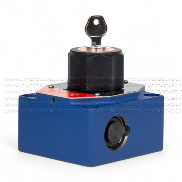 2FRM10-2X/50LB - Регулятор расхода Ду10 для монтажа на плиту, номинальный расход 50 л/мин, регулировка компенсатора - В = есть