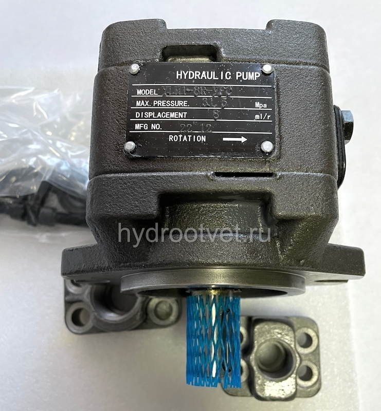 YLH1-8R-PC-10 - Шестеренный насос внутреннего зацепления с рабочим объемом 8 см3, аналог насоса PGH2-2X/008RE07VU2 (100% аналог)