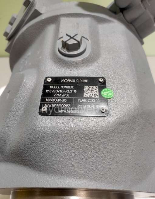 A10VSO71DFR1/31R-VPA12N00 - Насос аксиально-поршневой регулируемый с наклонной шайбой, рабочий объем 71 см3, DFR1 = регулятор давления и расхода, канал Х заглушен, номинальное давление 280 бар