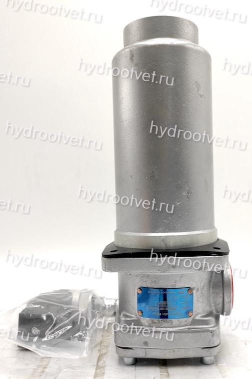 WKLFBN/HC60IC10D1.1/-L24 - Линейный фильтр гидравлический одинарный модели LF тонкость фильтрации 10 мкм, типоразмер 60, вид присоединения: резьба G3/4, материал корпуса - алюминий, рабочее давление до 100 бар, визуально-электрический (лампа с напряжением