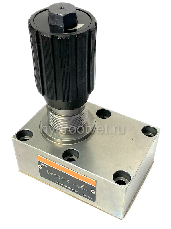 DVP25-1-10 - Дроссель двухсторонний на плиту c рукояткой, Ду25