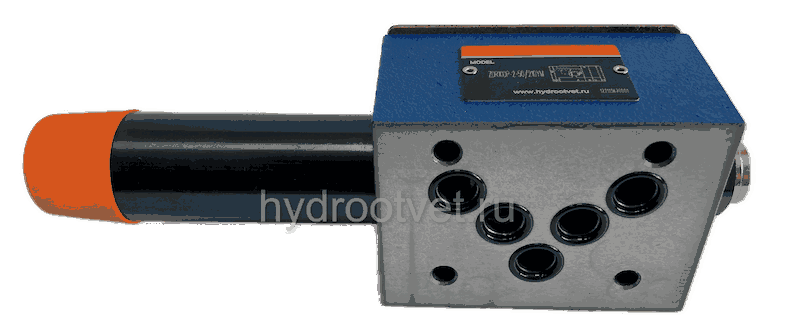 ZDR10DP2-5X/25YM - Редукционный клапан Ду 10 трехлинейный модульного монтажа с давлением регулировки до 25 бар, в канале P, обратный клапан - М = нет