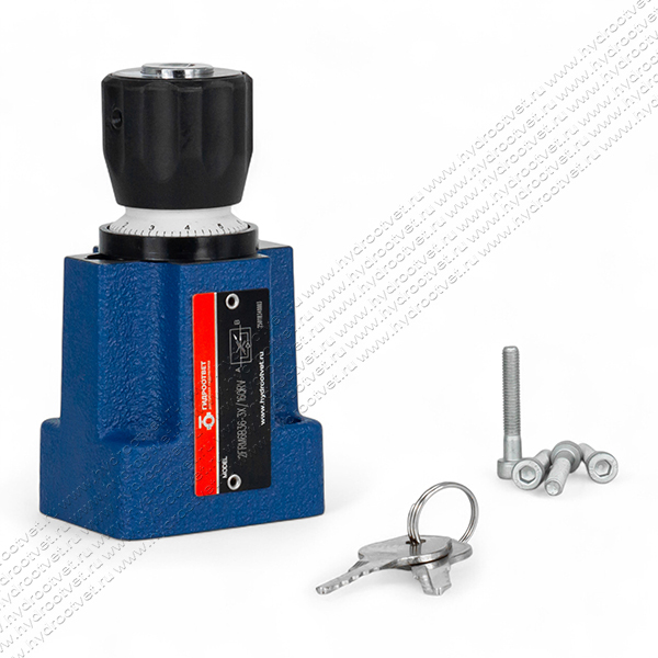 2FRM6B36-3X/16QRV - Регулятор расхода Ду 6 для монтажа на плиту, номинальный расход 16 л/мин, B = без доп. канала (стандарт), обратный клапан - есть