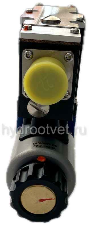 4WRAE6E30-2X/G24N9K31/A1V - Пропорциональный распределитель со встроенной электроникой Ду6, A1 = ±10 В, номинальный расход 30 л/мин, схема E