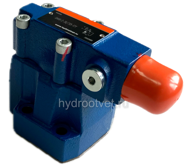 DA10-1-5X/200-17 - Разгрузочный предохранительный клапан Ду10 с давлением настройки до 200 бар, с разностью срабатывания в 17%, внешний дренаж - нет