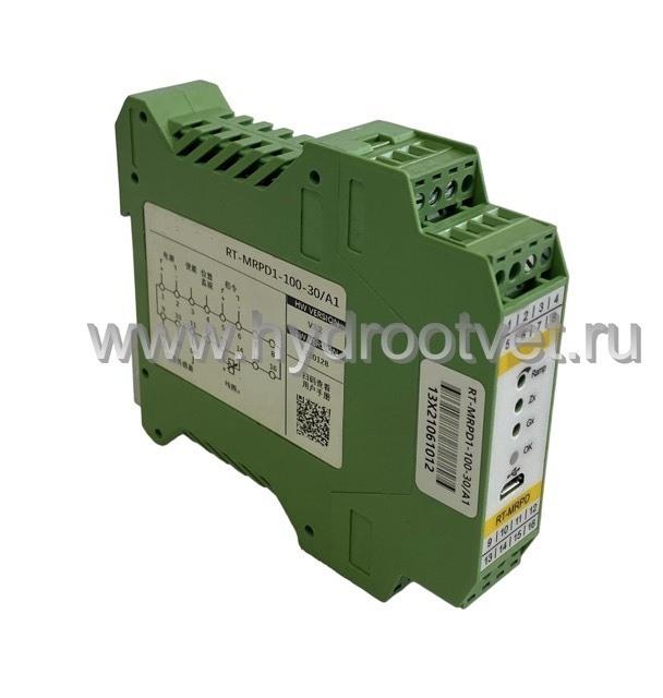 RT-MRPD1-100-30/F1 - Электронный усилитель внешний для управления клапаном - пропорциональный регулятор расхода DBETR-1X, сигнал 4-20 мА