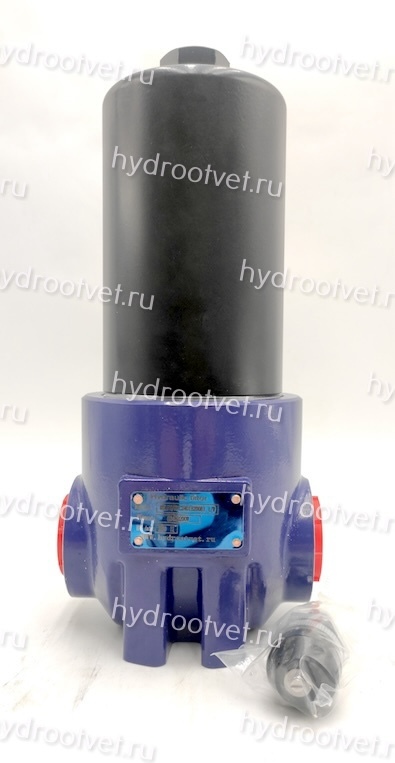 WKLFBN/HC110IC10D1.1/-L24 - Линейный фильтр гидравлический одинарный модели LF тонкость фильтрации 10 мкм, типоразмер 110, вид присоединения: резьба G3/4, материал корпуса - алюминий, рабочее давление до 100 бар, визуально-электрический (лампа с напряжени