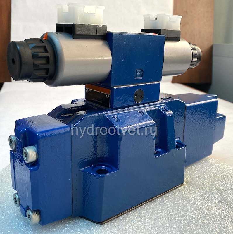 4WRZ16W6-150-7X/6EG24N9ETK4/D3V - Пропорциональный распределитель Ду16 без усилителя, номинальный расход 150 л/мин, схема W6, каналы управления ET - X и Y - внутренние