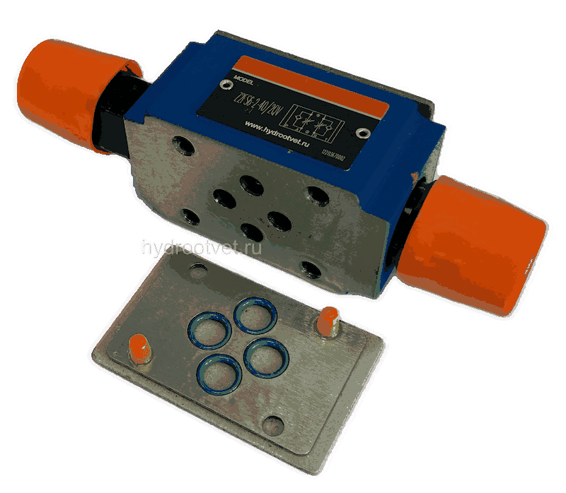 Z2FS6-2-4X/2QV - Дроссель Ду 6 модульного монтажа, в канале А и В, настройка 2Q = Стандартная