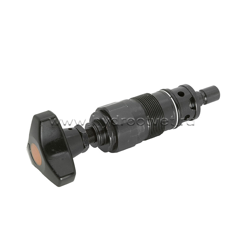 DBDH10K1X/50 - Предохранительный клапан прямого управления Ду10, давление регулировки до 50 бар, тип монтажа - встраиваемый, элемент регулировки H = рукоятка