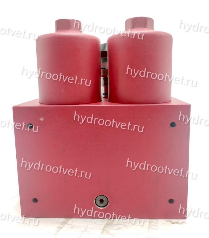 WKDFBN/HC660F10D1.1/-L24 - Напорный фильтр гидравлический одинарный модели DF тонкость фильтрации 10 мкм, типоразмер 660, вид присоединения: фланец SAE 2'' (DN50), материал корпуса - чугун, рабочее давление до 420 бар, визуально-электрический (лампа с нап