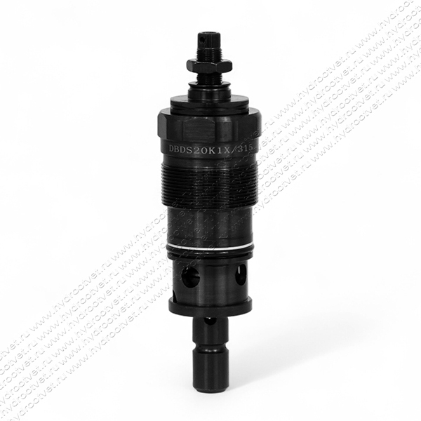 DBDS20K1X/315 - Предохранительный клапан прямого управления Ду20, давление регулировки до 315 бар, тип монтажа - встраиваемый, элемент регулировки S = винт