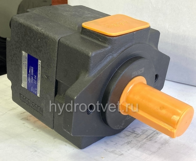 PV2R2-47RBU2 - Пластинчатый нерегулируемый насос с рабочим объемом 47,9 см3, взаимозаменяем с насосом НПл 45/16
