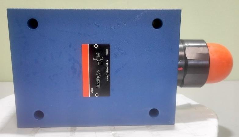 DBDS30P1X/315 - Предохранительный клапан прямого управления Ду30, давление регулировки до 315 бар, тип монтажа - на плиту, элемент регулировки S = винт