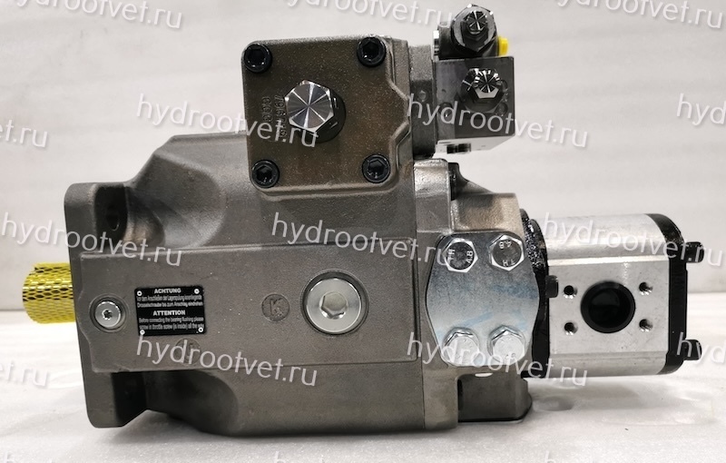 A4VSG180DRG/30R-PPB10N000N - Насос аксиально-поршневой регулируемый реверсивный с наклонной шайбой, рабочий объем 180 см3, DRG = регулятор давления дистанционный, номинальное давление 350 бар