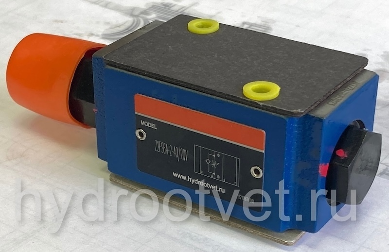 Z2FS6B2-4X/1QV - Дроссель Ду 6 модульного монтажа, в канале B, настройка 1Q = Точная