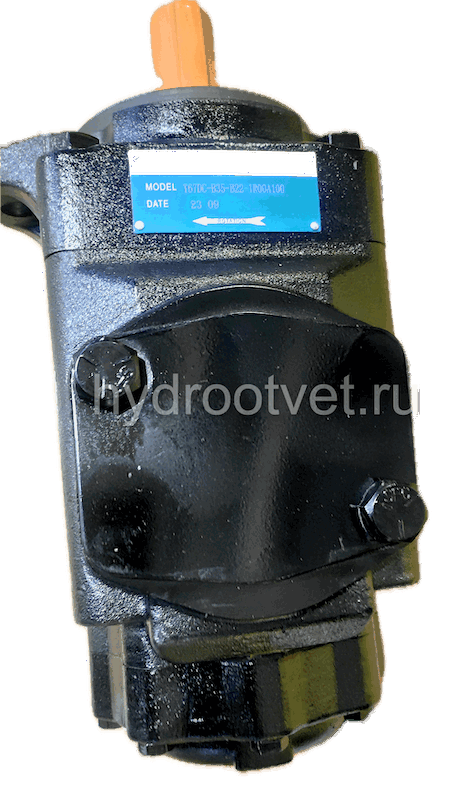 T67DCB35B221R00A100 - Пластинчатый нерегулируемый двухпоточный насос серии T67DC с рабочим объемом 113,4+70 см3