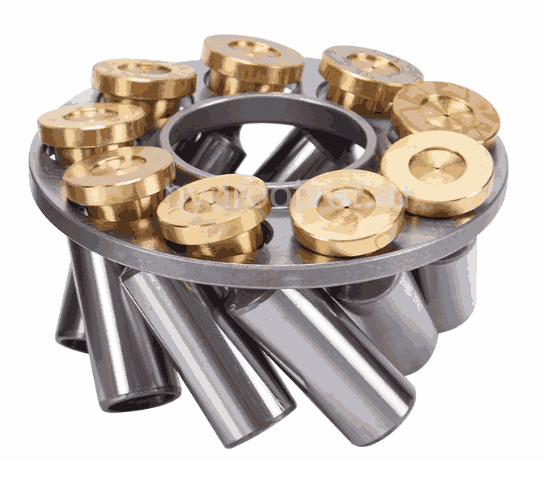 A10VSO71 PISTON SHOE SET(ONE SET=9PCS) - Комплект поршней с подпятниками 20x69,7 мм для насоса A10VSO71 /31 (ОДИН КОМПЛЕКТ = 9 ШТ.)