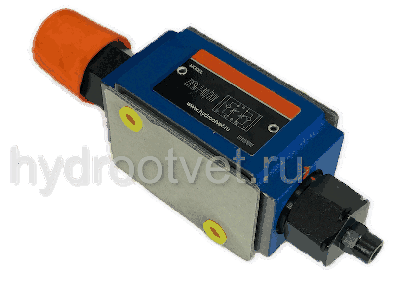 Z2FS6-2-4X/2QV - Дроссель Ду 6 модульного монтажа, в канале А и В, настройка 2Q = Стандартная