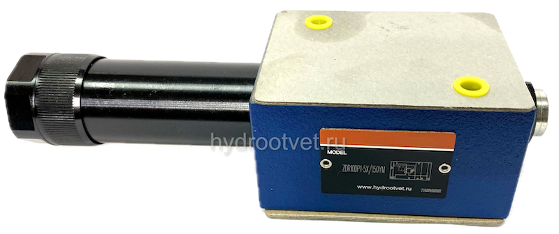 ZDR10DP1-5X/75YM - Редукционный клапан Ду 10 трехлинейный модульного монтажа с давлением регулировки до 75 бар, в канале P, обратный клапан - М = нет