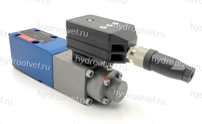 DBEE6-1X/315G24K31C - Пропорциональный предохранительный клапан Ду6 (расход до 15 л/мин), давление регулировки до 315 бар, встроенные усилитель = есть, монтаж - на плиту