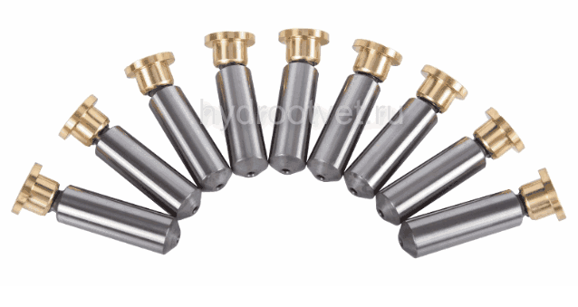 A11VO40 PISTON SHOE SET(ONE SET=9PCS) - Набор поршней с подпятниками (в одном наборе 9 шт.)