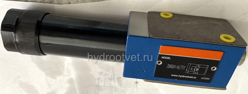 ZDR6DP1-4X/150YM - Редукционный клапан Ду 6 трехлинейный модульного монтажа с давлением регулировки до 150 бар, регулирует в канале P, обратный клапан - М = нет