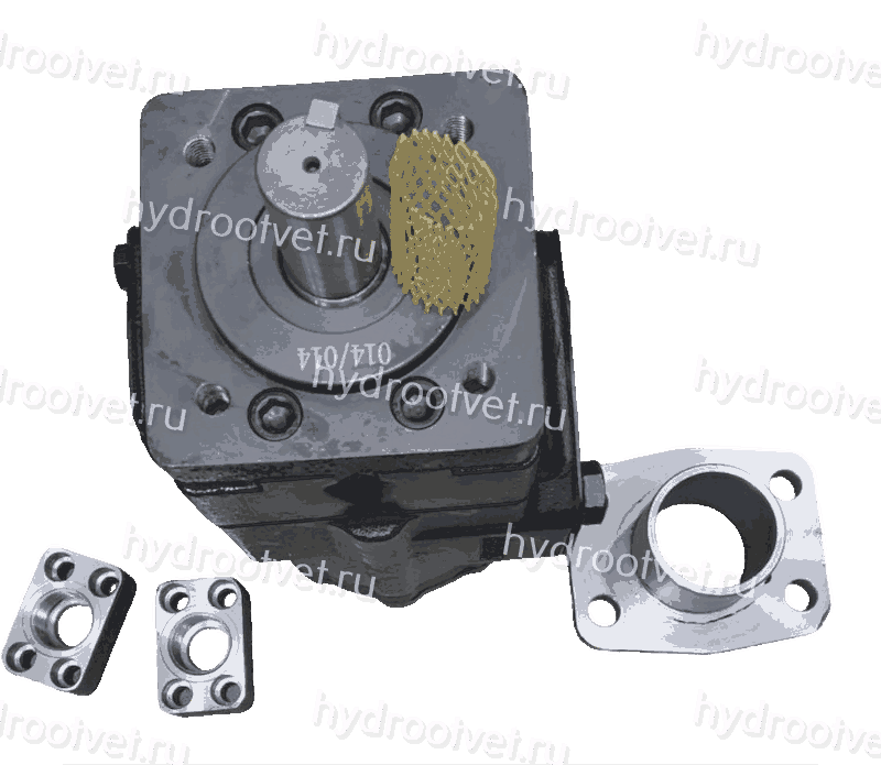 T6CCL-017-017-R00-U - Пластинчатый нерегулируемый насос сдвоенный с рабочим объемом 58+58 см3, взаимозаменяем с насосом НПл 56-56/16 и НПл 56-56/20
