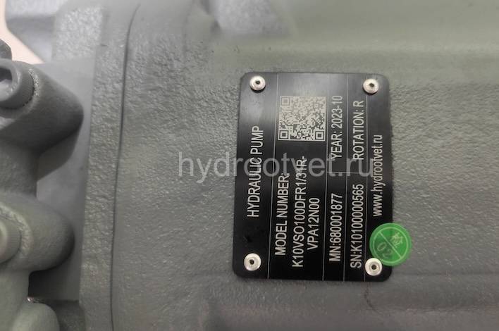 A10VSO100DFR1/31R-VPA12N00 - Насос аксиально-поршневой регулируемый с наклонной шайбой, рабочий объем 100 см3, DFR1 = регулятор давления и расхода, канал Х заглушен, номинальное давление 280 бар, уплотнения FKM