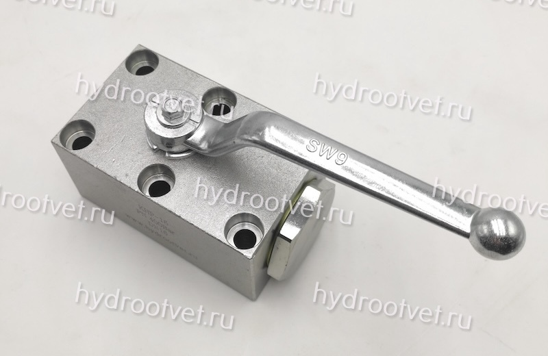 KHP-16 - Шаровой кран 2/2 на высокое давление, на плиту Ду16