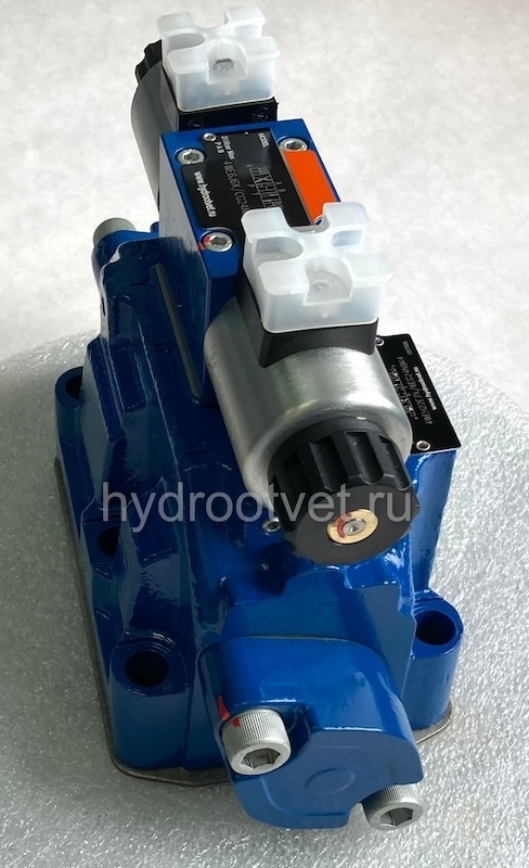 4WEH22EB7X/6EW230N9K4 - Гидрораспределитель с электроуправлением Ду25 схема EB (44-2), напряжение W230, каналы управления X и Y - внешние