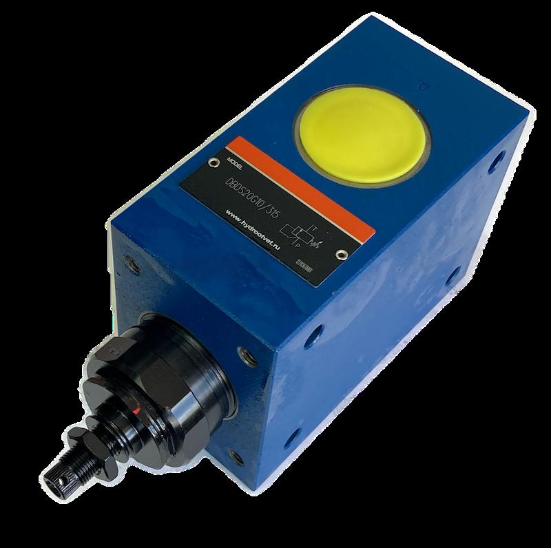 DBDS20G1X/25V - Предохранительный клапан прямого управления Ду20, давление регулировки до 25 бар, тип монтажа - резьбовой, элемент регулировки S = винт