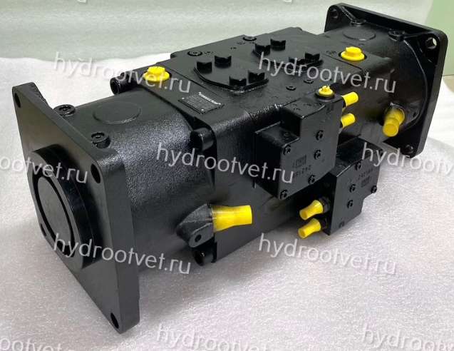 A20VLO190DRS/10R-NZD24N00 - Насос для БЕЛАЗа - насос аксиально-поршневой сдвоенный нереверсивный регулируемый с наклонной шайбой для незамкнутой гидросистемы, рабочий объем 190+190 см3, DRS = регулятор давления с LS управлением, номинальное давление 350 б