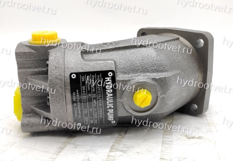 A2FO16/61R-PBB06 - Насос аксиально-поршневой постоянной производительности с наклонным блоком, рабочий объем 16 см3, номинальное давление 400 бар