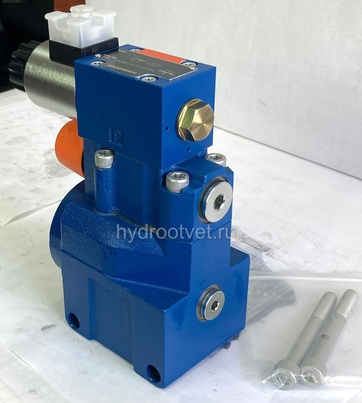 DBW20BG2-5X/315CG24N9K4 - Предохранительный клапан Ду25 с давлением настройки до 315 бар, управление - X и Y - внутренние с разгрузкой B = открыт с электроуправлением G24