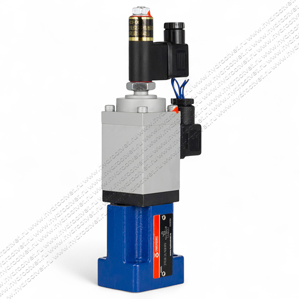 2FRE6B-2X/16QK4RV - Пропорциональный регулятор расхода Ду6 без доп. канала (стандарт), номинальный расход 16 л/мин, характеристика прогрессивная, обратный клапан - нет